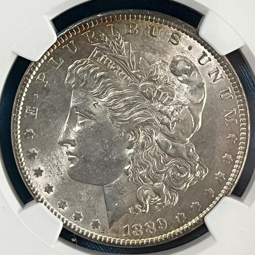 1889 Morgan silver dollar NGC MS61 **TONER** - Picture 2 of 4