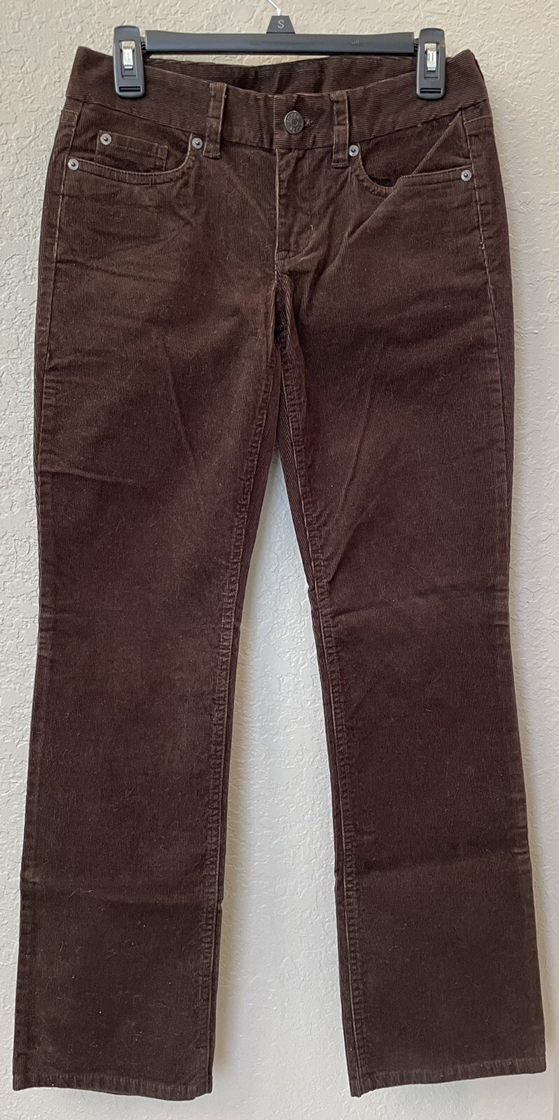 Women's J. Crew NWT Brown Vintage Favorite Fit Boot Cut Corduroy Pants