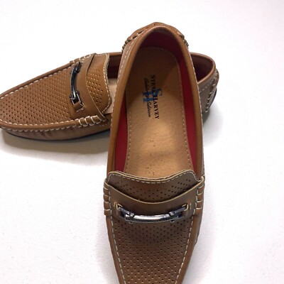 steve harvey brown dress shoes Steve Harvey Celebrity Edition Men's Size 5 GT-005 Brown Slip On Loafers Shoes