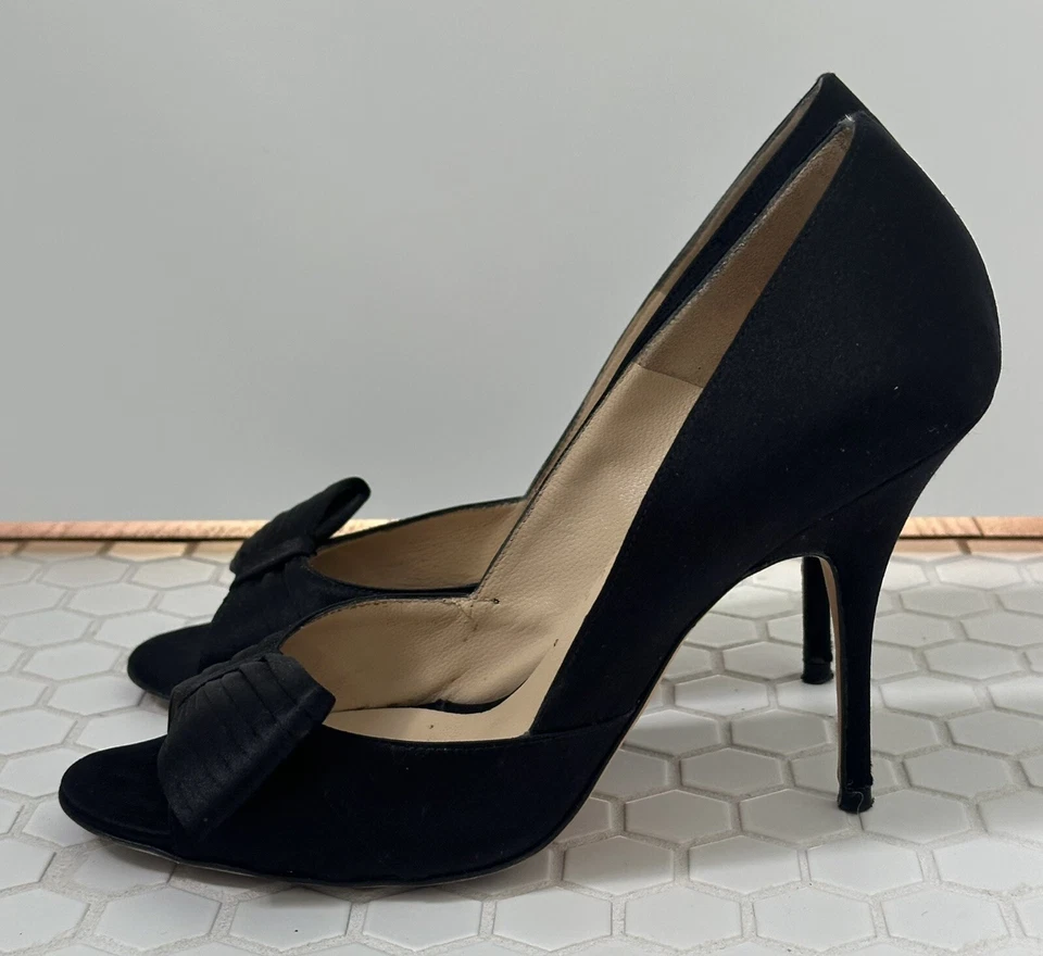 Alexandra Neel Isadora Tacones Negros Seda EU 37 US 7 Foto 2 de 4