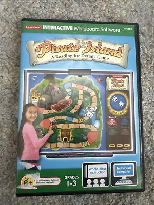 Pirate Island Reading For Details Interactive Whiteboard (CD-Rom) Lakeshore 1-3