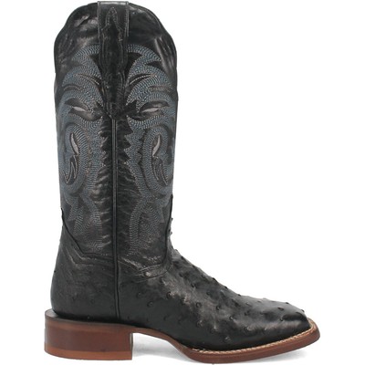 Dan Post Kylo Schwarz Full-Quill Strauß Stiefel