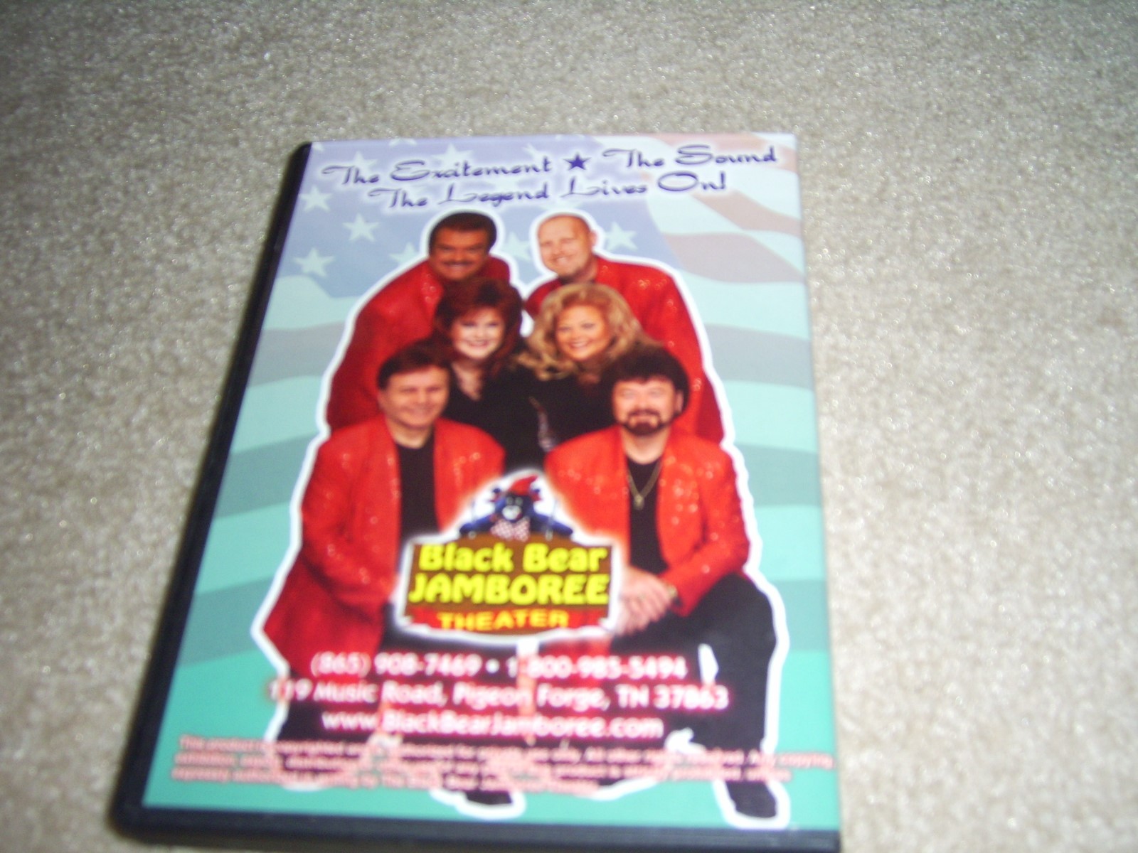 Blackwood Brothers DVD breakfast & show, Pigeon Tn., Black Bear