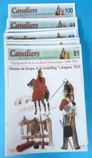 Cavalry DELPRADO First Empire - 20 booklets OSPREY number 81 to number 100
