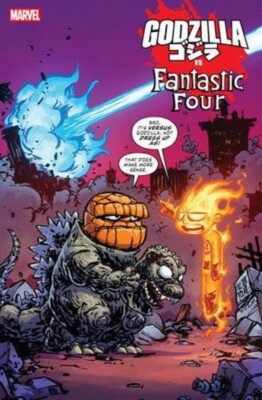 GODZILLA VS FANTASTIC FOUR #1 - Young Variant - NM - Marvel - Presale 03/26