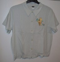 Disney Catalog Women's Embroidered Classic Pooh & Piglet Button Down Top L Disney Catalog Women's Embroidered Classic Pooh & Piglet Button Down Top L