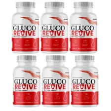 Gluco Revive Blood Sugar Support Advanced Glycogen Support - Six (6) Bottles
