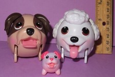 Chubby Puppies Puppy Spin Master Shih Tzu Brown Poodle Pink Baby Lot Dog Mom