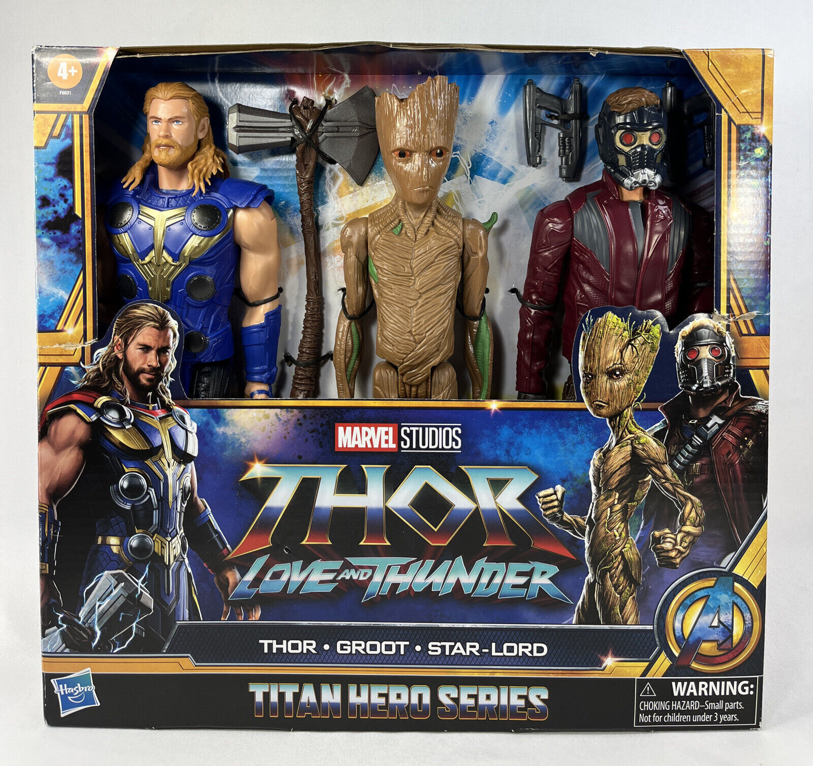 Conjunto Bonecos Figura De Ação Marvel Titan Hero Series Vingadores Guerra  Infinita 30 Centímetros - Tecnologia Power Fx - Groot, Star Lord, Thor E  Homem De Ferro - Hasbro