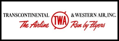 1939 Trans World Airlines, TWA NEW Sign, 16