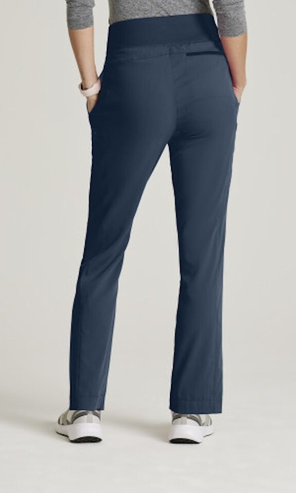 Grey's Anatomy 648 Wide Waist Cargo Scrub Pant in "Steel" Size S eBay