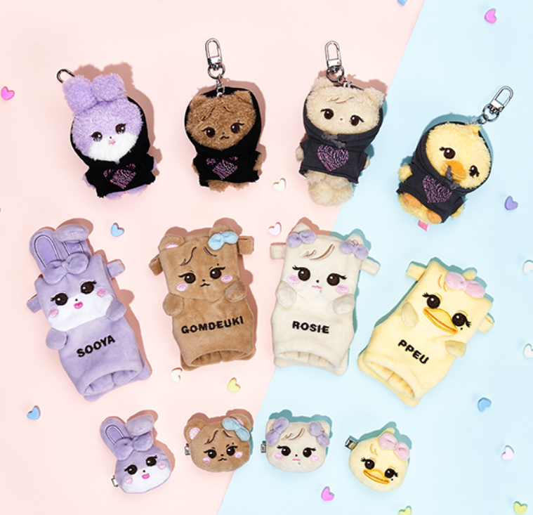 BLACKPINK Character mini KEYRING - World Tour BORN PINK OFFICIAL