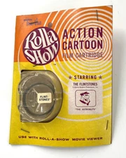 Vintage Sawyers Tru Vue Roll-A-Show Film Cartridge THE FLINTSTONES Rolla NOS