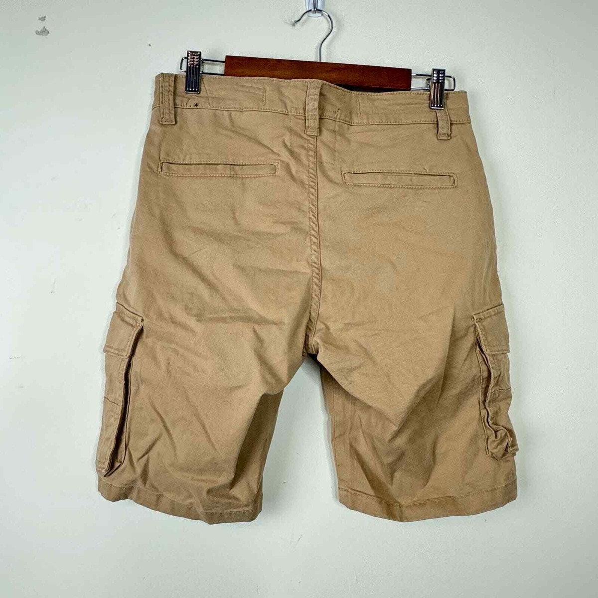 Original Paperbacks Beige Mens Classic Fit Cargo Shorts NWT