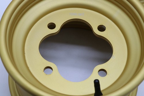 2 x 10" front aluminum wheels rims 4x144 HONDA 450r 400EX 300EX 250EX GOLD - Picture 10 of 11