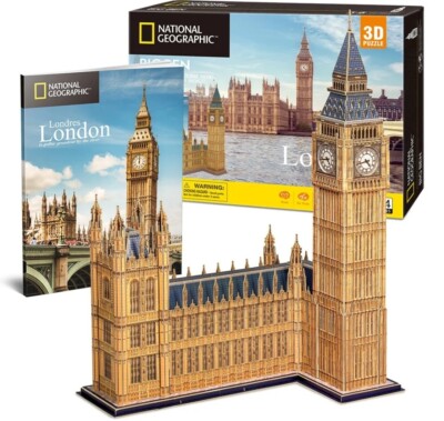 National Geographic Big Ben London  3D Puzzle Brand New And Sealed FREE SHIP *