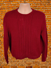VINTAGE RED JUMPER XL XLARGE MENS CREW NECK PULLOVER SWEATER CASUAL KNITTED TOP