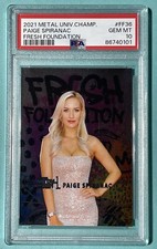 2021 Metal Universe Paige Spiranac #FF36 Fresh Foundation-PSA 10 Gem Mint *POP1*