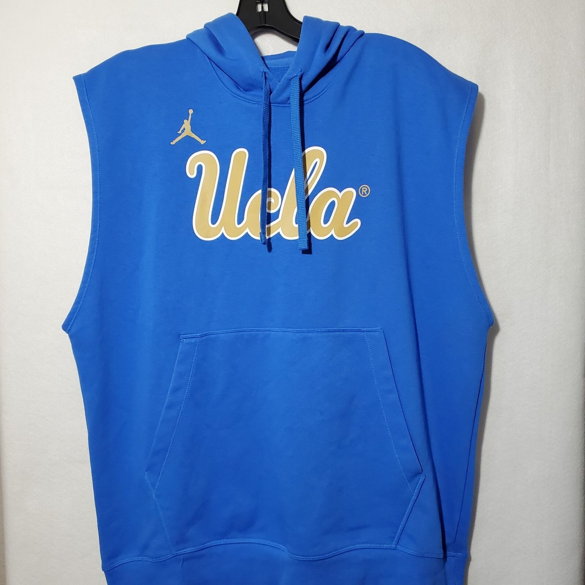 売れ筋商品|||ジョーダン パーカー・スウェットシャツ アウター レディース Men's Blue UCLA Bruins Logo Pullover Sweatshirt Blue Jordan UCLA Bruins Sweatshirt Sleeveless Hoodie Men Medium