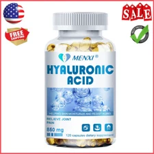 MENXI Hyaluronic Acid 120 Capsules Support Healthy Joints Help Reduce Wrinkles
