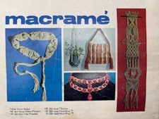 Book Macrame by Lynn Paulin instructional illustrations 1971 Wearables Art
