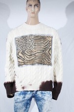 Roberto Cavalli 2 Men's 100 wool sweater US XL