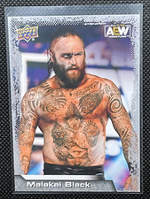 Malakai Black #51 AEW Upper Deck 2022 All Elite Wrestling Trading Card.