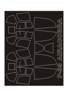 P-39 Airacobra Canopy Painting Mask To Special Hobby #SM32072 1/32 Montex