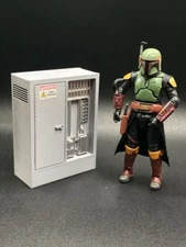 CUSTOM POWER BOX for 3.75" STAR WARS GI JOE figure DIORAMA DISPLAY 1:18 scale