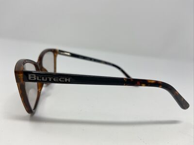 BLUTECH EYEGLASSES FRAME CATTY CORNERS TORTOISE 53-15-135  display picture 1