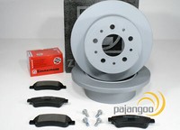 Zimmermann Bremsscheiben 280 Mm BeläGe Hinten FüR Peugeot Boxer