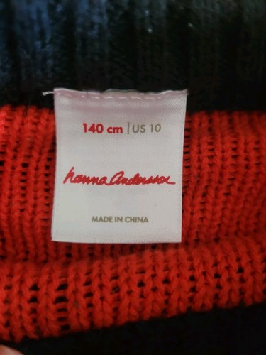 Hanna Anderson Christmas Sweater Boy's Size 140cm Us 10 Dinosaurs Cars Cotton - Picture 3 of 6