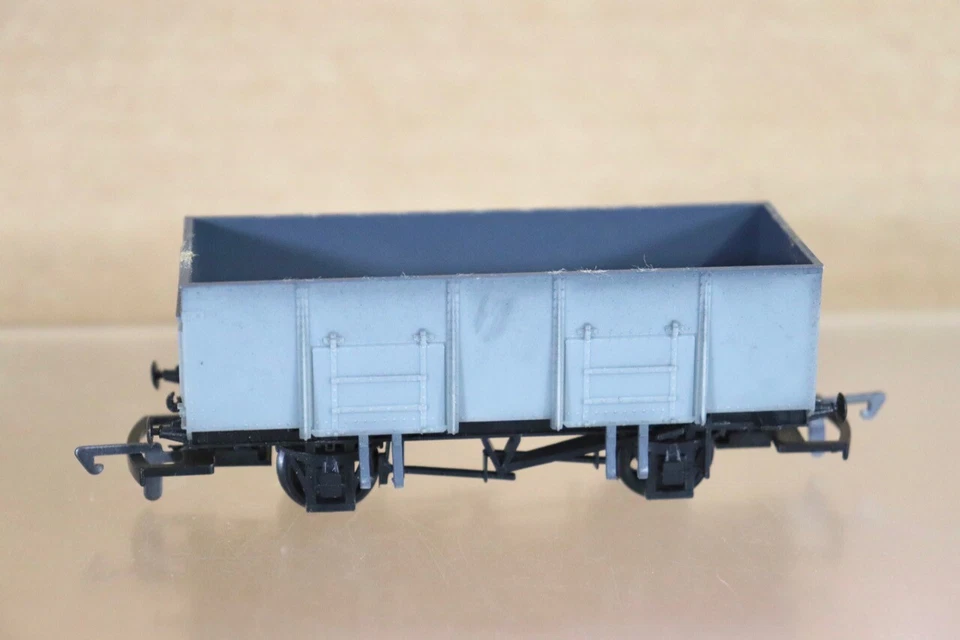 Dapol A005 Br Gris Non Peint 20 Wagon Minéral En Acier Ouvert En Boîte Mint - Photo 3/4
