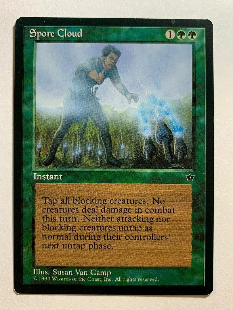 SPORE CLOUD - SUSAN VAN CAMP Fallen Empires 1994 Magic The Gathering MTG