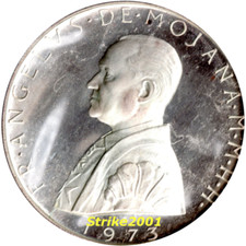 1973 ORDINE DI MALTA MONETA DA 2 SCUDI IN ARGENTO MOJANA