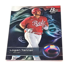 2023 Bowman Platinum Baseball Logan Tanner Top Prospects Reds #TOP-20