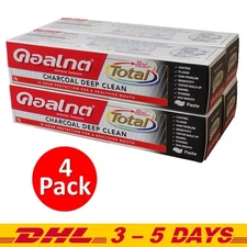 150g x 4 Colgate Charcoal Deep Clean Toothpaste Total 12h fresh Healthy teeth