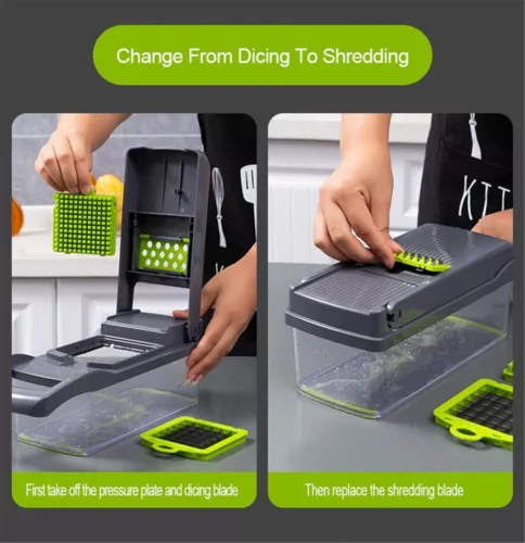 Multi-Functional 15 In 1 Vegetable Cutter and Slicer-Food Prep Tool for Kitchen - Picture 3 of 6