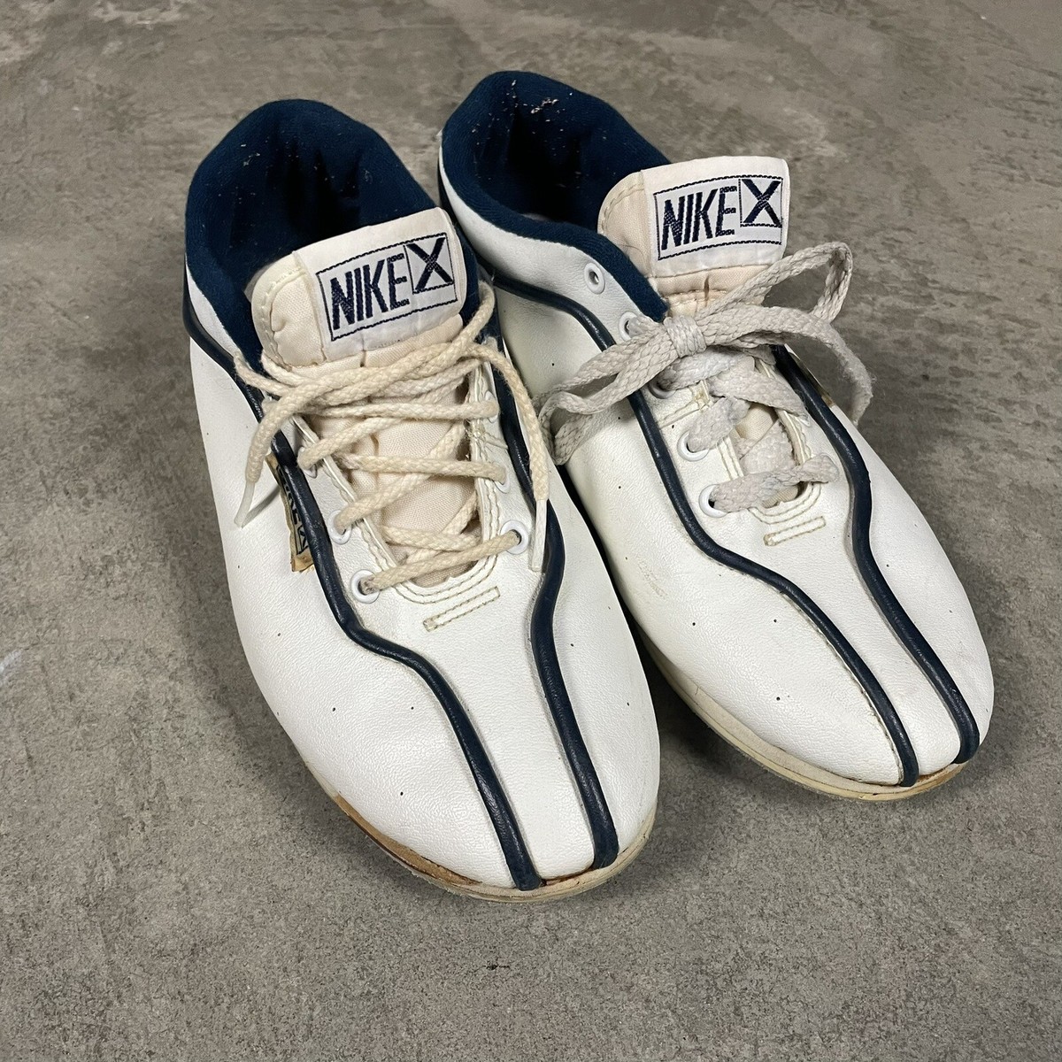 Vintage 1980s Nike Strike X Bowling Shoes Womens Size 6.5