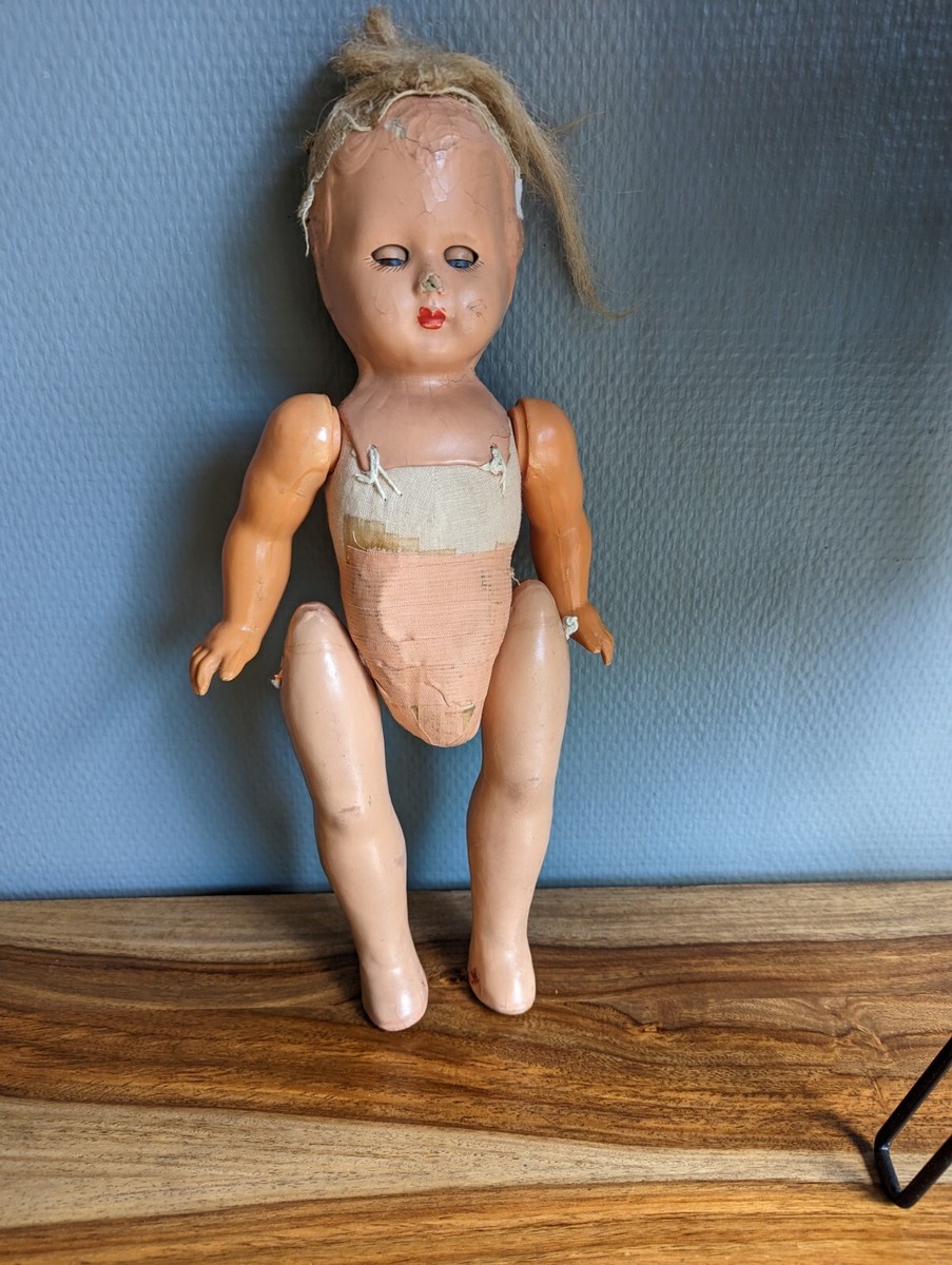 TRÈS ANCIENNE POUPÉE en carton bouilli EUR 55,00 - FR
