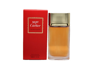 CARTIER MUST DE CARTIER EAU DE TOILETTE NATURAL SPRAY 100 ML/3.3 FL.OZ.