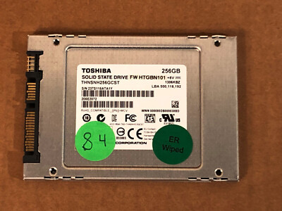 ➁-WA12-TOSHIBA SATA M.2 256GB SSD 2点 256GB Toshiba 2.5 SFF SATA 6G 6Gb/s MLC Solid State Drive SSD | eBay