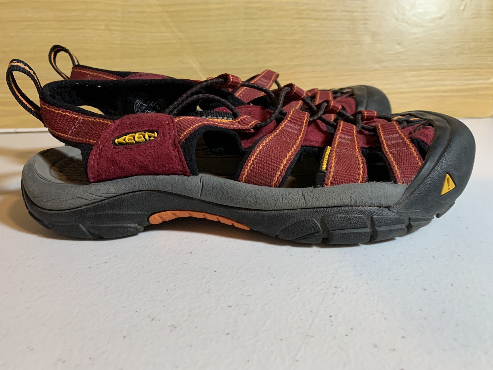 Keen Newport sandalo sportivo sportivo impermeabile da trekking marrone taglia 7
