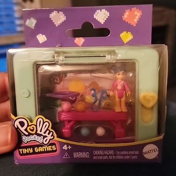 Polly Pocket Tiny Games Mattel Series 2 Gymnastics 2020 New Sealed
