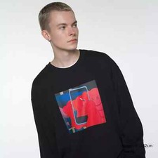 UNIQLO X KAWS  ANDY WARHOL LIMITED EDITION Sweatshirt Black MED. - UNISEX- NEW