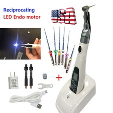 Dental LED Wireless Endo Motor 16:1 Contra Angle/1Box Endo NiTi Rotary Files OR