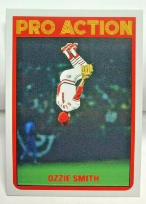 Ozzie Smith 2021 Topps Zurückwerfen Thursday 1972 Fußball Design #30 - Sp/1086