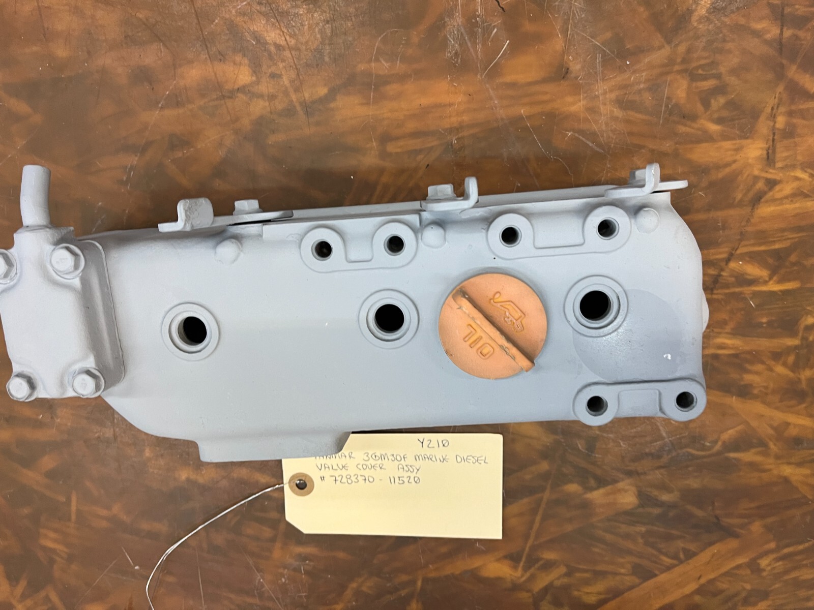 YANMAR 3GM30F MARINE DIESEL #728370-11520 VALVE COVER ASSY