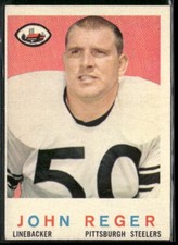 1959 Topps  #124 John Reger  (RC) - Pittsburgh Steelers
