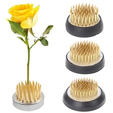 4X Ikebana Kenzan Blumen Nadelstift Japanischer Blumensteckigel Rund 23-46mm DE.